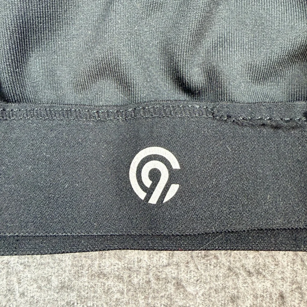 C9 Champion Sports Bra Women's XXL Black Mesh Adjustable Crisscross Straps N9704